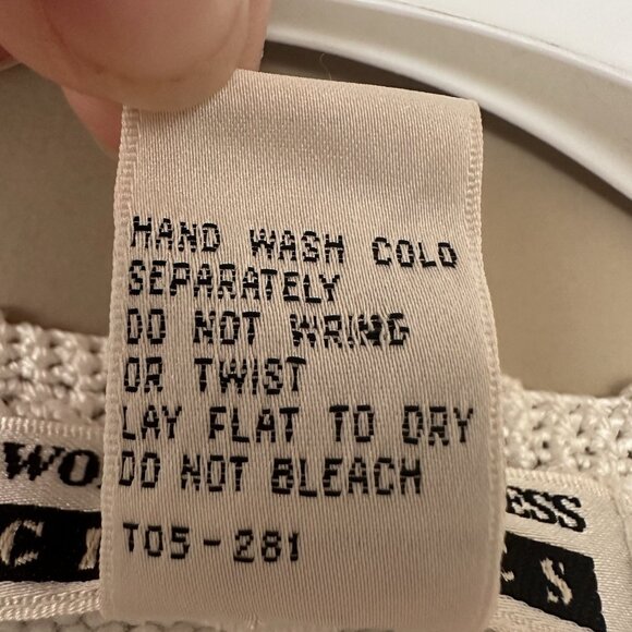 VTG Floral Embroidered Sweater Women XL Cottagecore Pastel Crochet Lace Trim - Picture 8 of 8